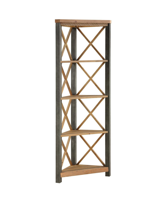 Urban Elegance Reclaimed Large Corner Bookcase VPR01C