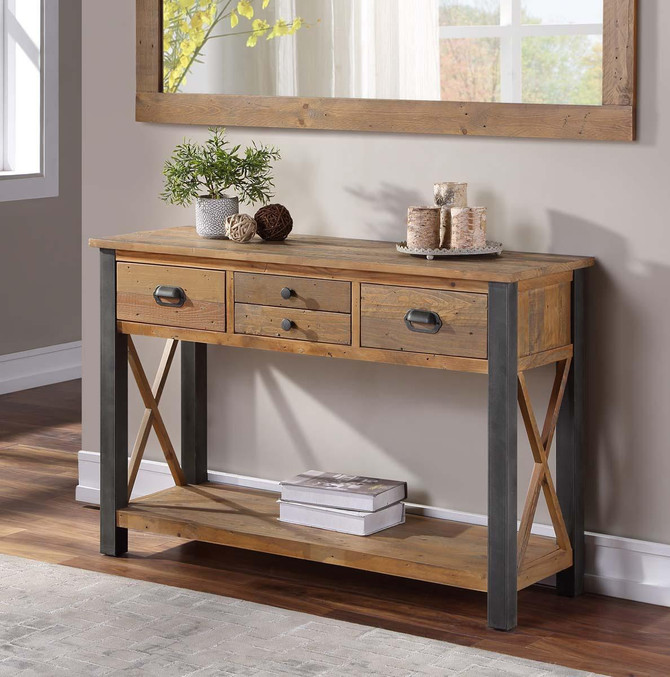 Urban Elegance Reclaimed Console Table VPR02C