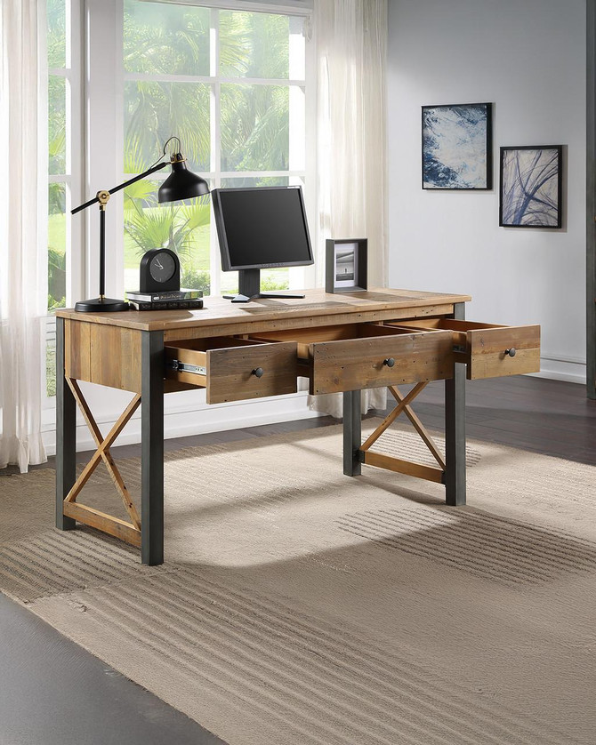 Urban Elegance Reclaimed Home Office Desk / Dressing Table VPR06A