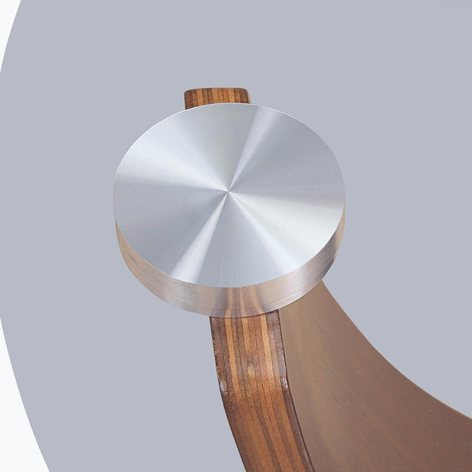 Siena Walnut And Glass Round Coffee Table JF308-W Siena Walnut And Glass Round Coffee Table JF308-W