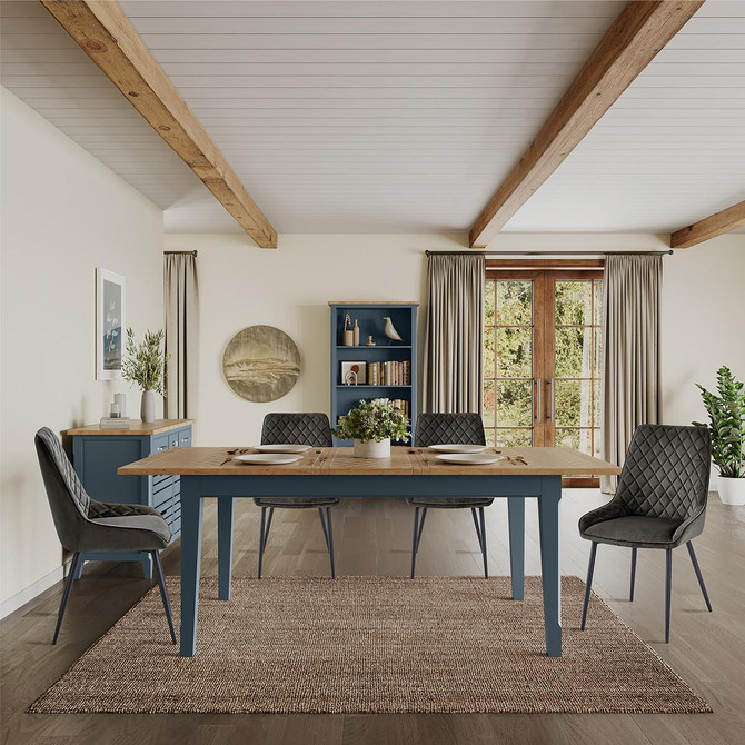 Signature Blue Dining Chair (Pack of Two - Gun Metal Grey) CFR03C Signature Blue Dining Chair (Pack of Two - Gun Metal Grey) CFR03C