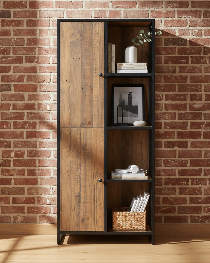 Hyloft Reclaimed Tall Funky Bookcase WFS-BH-HYL01D