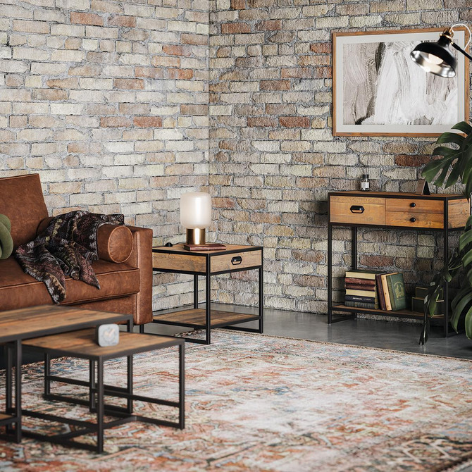 Ooki Lamp / Side Table With Drawer VBR10A