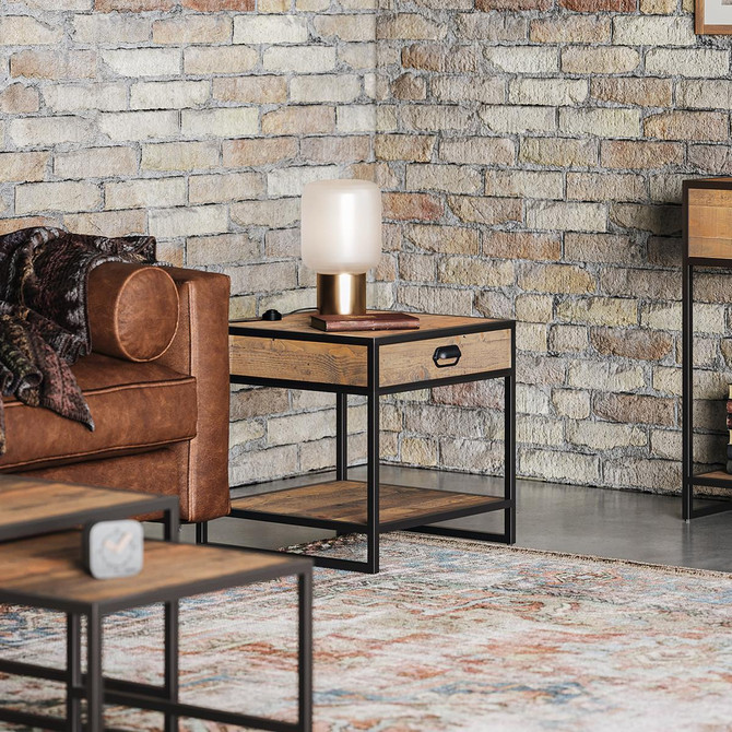 Ooki Lamp / Side Table With Drawer VBR10A