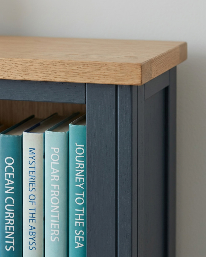 Saltmarsh Blue Narrow Bookcase WFS-BH-SAL01C