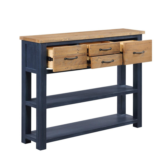 Splash of Blue Low Bookcase / Console VTTB02A