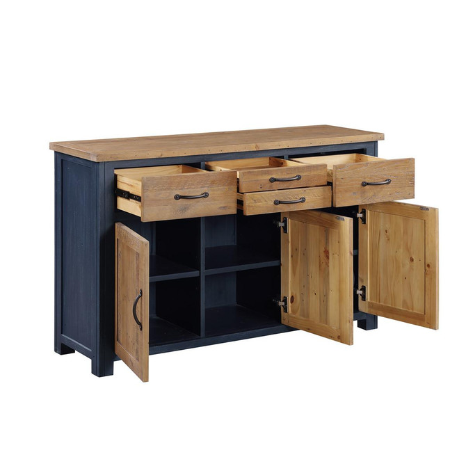 Splash of Blue Sideboard 3 Door / 4 Drawer VTTB02D Splash of Blue Sideboard 3 Door / 4 Drawer VTTB02D