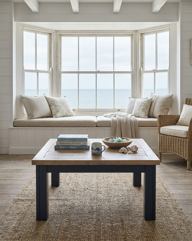 Saltmarsh Blue Low Square Coffee Table WFS-BH-SAL08B