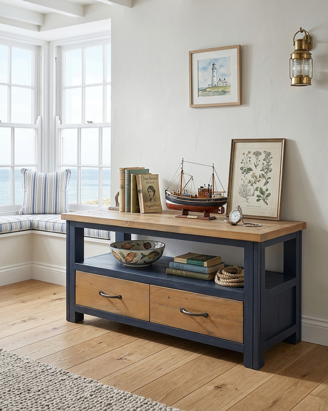 Saltmarsh Blue Widescreen Television cabinet WFS-BH-SAL09A