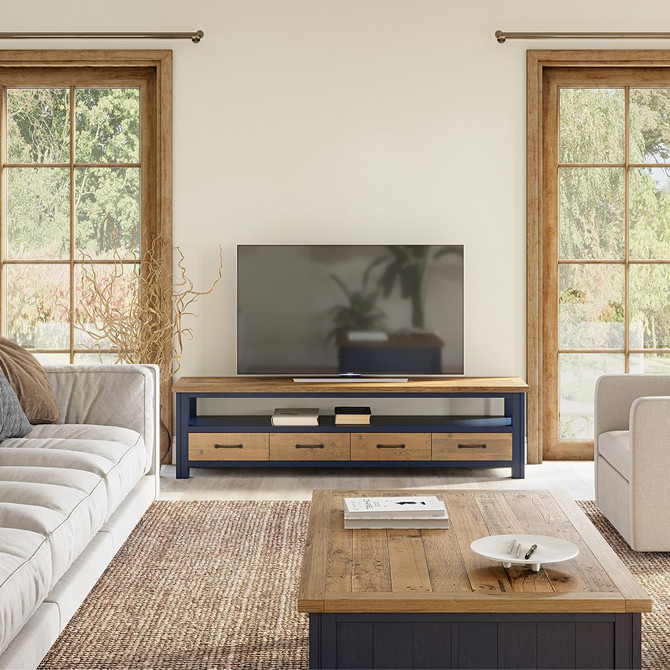 Splash of Blue Super Sized Widescreen Television cabinet VTTB09B