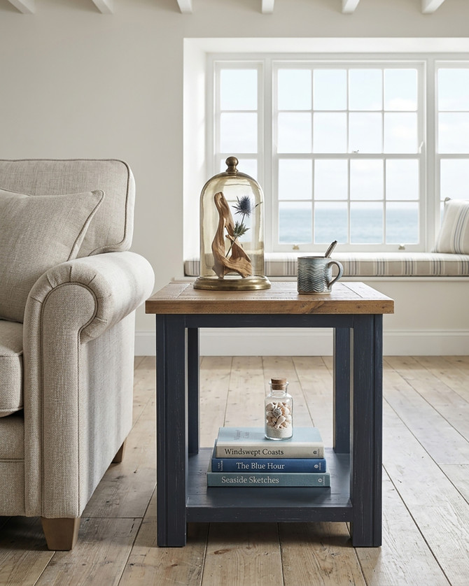 Saltmarsh Blue Lamp Table WFS-BH-SAL10A