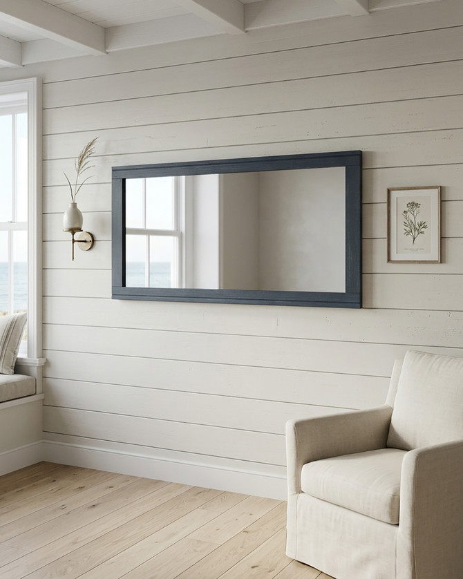 Saltmarsh Blue Extra Long Wall Mirror (Hangs Landscape & Portrait) WFS-BH-SAL16A