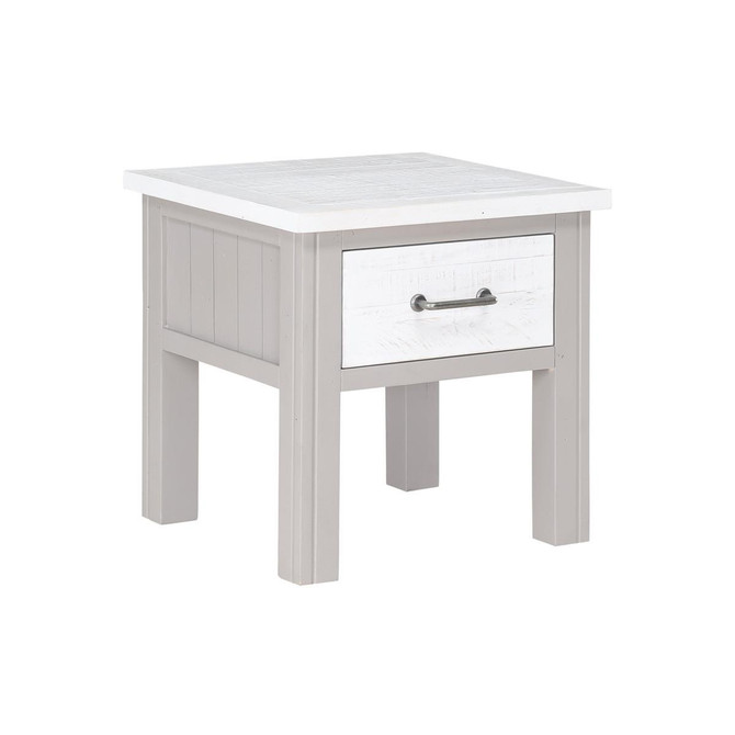 Greystone Lamp Table With drawer VTTG10B