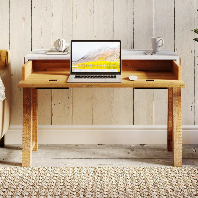 Trinity Reclaimed Home Office Desk / Dressing Table VWP06A Trinity Reclaimed Home Office Desk / Dressing Table VWP06A
