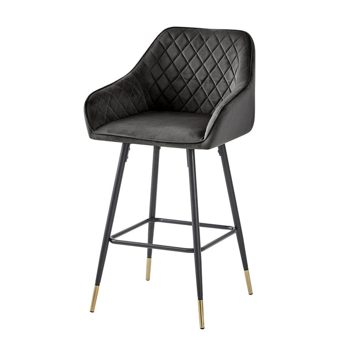 Gun Metal Grey Bar Stool (Pack of Two) - WFS-BH-CKH-STOOL-GR