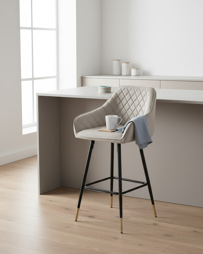 Mink Bar Stool (Pack of Two) - WFS-BH-LIN-STOOL-MI