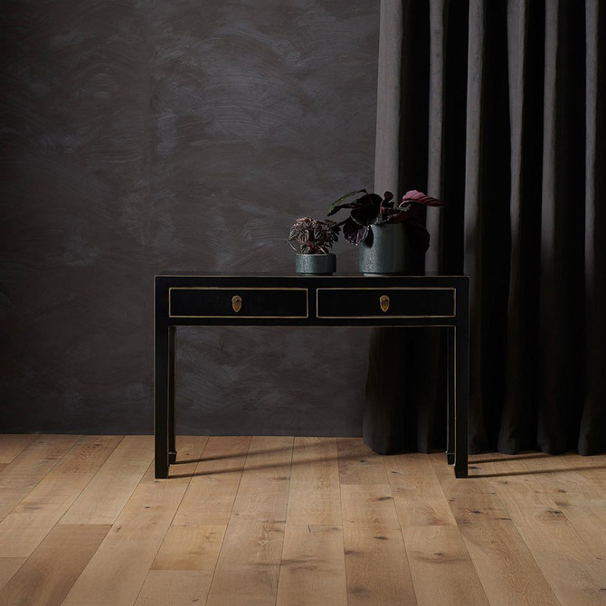 The Nine Schools Qing Black and Gilt Large Console Table NS40511