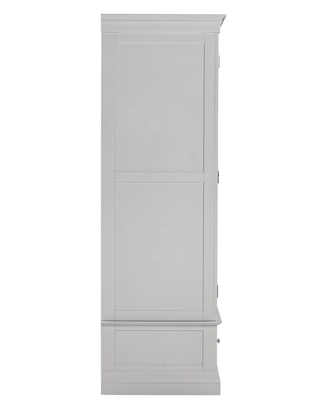 Vermont 3 Door Wardrobe, Pebble Grey VM100-101-234, featuring a sleek, modern design with three spacious doors in a pebble grey finish.