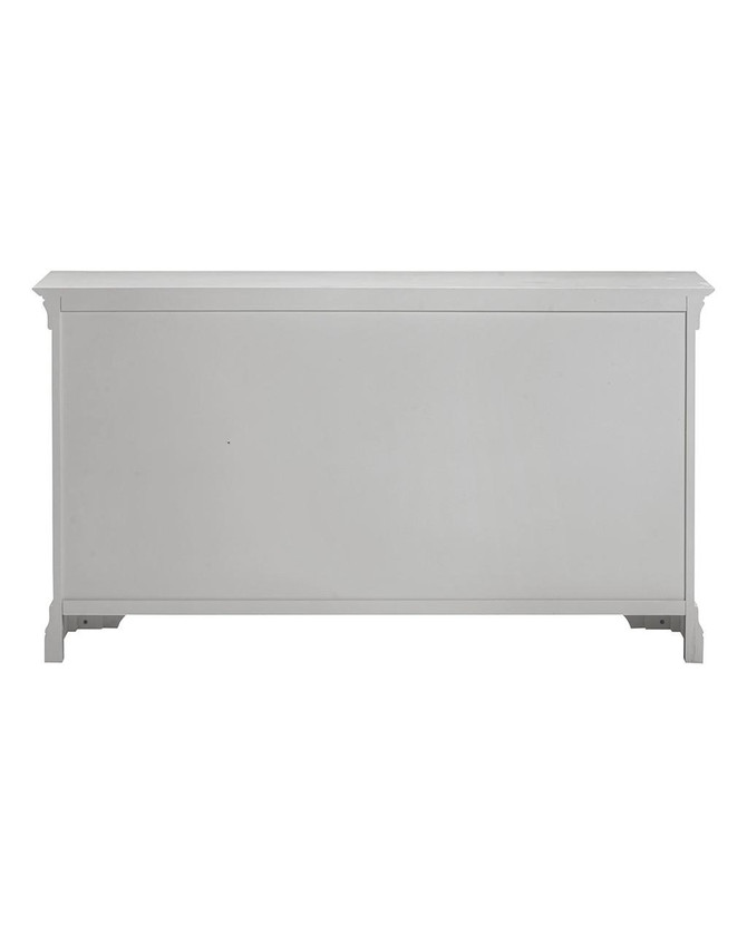 Vermont 3+2 Drawer Chest in Pebble Grey VM100-102-224, front view of a sleek, modern storage chest with three spacious drawers and two additional drawers, in a stylish pebble grey finish.