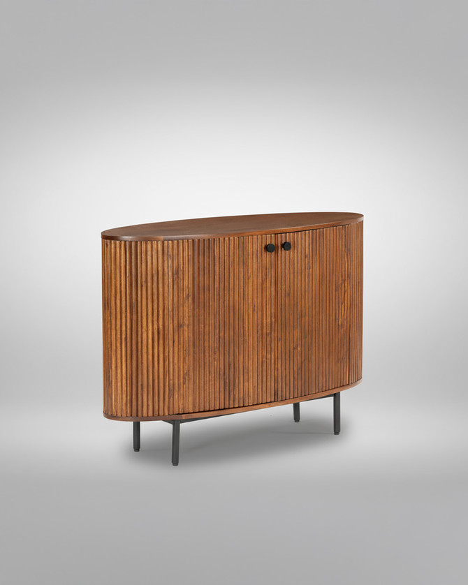 Menara Small Oval Sideboard with Two Doors