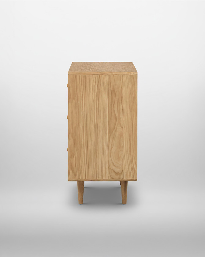 Parnell Oak Three Drawer Chest