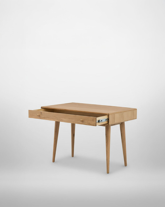 Parnell Slimline Oak Desk with Drawer