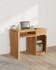 Stockbury Solid Oak Single Pedestal Computer Desk WFS-BH-SBO06B Stockbury Solid Oak Single Pedestal Computer Desk WFS-BH-SBO06B