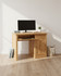 Stockbury Solid Oak Single Pedestal Computer Desk WFS-BH-SBO06B Stockbury Solid Oak Single Pedestal Computer Desk WFS-BH-SBO06B