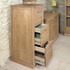 Mobel Oak Three Drawer Filing Cabinet - COR07D - 4
