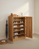Stockbury Solid Oak Shoe Cupboard WFS-BH-SBO20A Stockbury Solid Oak Shoe Cupboard WFS-BH-SBO20A