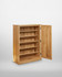 Stockbury Solid Oak Large Shoe Cabinet WFS-BH-SBO20D, wooden shoe storage cabinet with multiple shelves and a single door, crafted from oak wood, ideal for organizing shoes in the entryway. Stockbury Solid Oak Large Shoe Cabinet WFS-BH-SBO20D, wooden shoe storage cabinet with multiple shelves and a single door, crafted from oak wood, ideal for organizing shoes in the entryway.