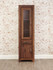 Mayan Walnut Narrow Glazed Bookcase - CWC01C - 2