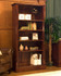 La Roque Tall Open Mahogany Bookcase - IMR01A - 5