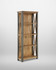 Hulstone Industrial Reclaimed Tall Bookcase WFS-BH-HUL01A, wooden and metal modern tall bookcase with a back panel and multiple shelves for storage.