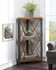 Urban Elegance Reclaimed Small Corner Bookcase VPR01D