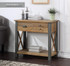 Urban Elegance Reclaimed Small Console Table VPR02B