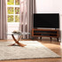 Siena Walnut And Glass Round Coffee Table JF308-W Siena Walnut And Glass Round Coffee Table JF308-W