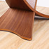 Siena Walnut And Glass Round Coffee Table JF308-W Siena Walnut And Glass Round Coffee Table JF308-W