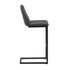 Lingham Vintage Grey Leather Bar Stool (pack of two) - WFS-BH-LIN-STOOL-GR