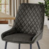 Signature Blue Dining Chair (Pack of Two - Gun Metal Grey) CFR03C Signature Blue Dining Chair (Pack of Two - Gun Metal Grey) CFR03C