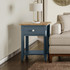Signature Blue One Drawer Lamp Table CFR10A