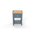 Signature Blue One Drawer Lamp Table CFR10A