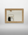 Anchorage Blue Mirror WFS-BH-ANC16, wall-mounted rectangular mirror with a natural wood frame hanging landscape or portrait.