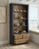 Saltmarsh Blue Large Open Bookcase with Drawers WFS-BH-SAL01A