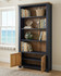 Saltmarsh Blue Large Open Bookcase with Doors WFS-BH-SAL01B