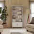 Greystone Large Open Bookcase with Doors VTTG01B