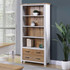 Splash of White Large Open Bookcase with Drawers VTTW01A