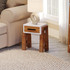 Trinity Reclaimed Open Side Table with One Drawer VWP10B