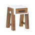 Trinity Reclaimed Open Side Table with One Drawer VWP10B