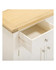 Hampton Ivory 2 Door 2 Drawer Sideboard HI400-405-048, close-up of drawers and wooden top surface.